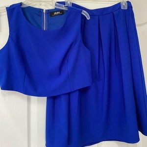 Crop top + skirt set